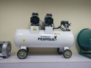 Máy nén khí không dầu giảm âm PEGASUS TM- OF550x2- 70L